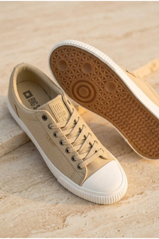 Men's Low Sneakers Big Star TT174115 Beige
