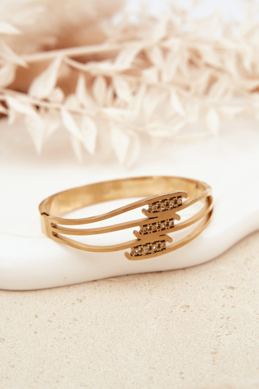 Women's Stainless Steel Gold Bracelet