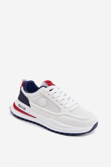 Buty Sportowe Męskie Big Star TT174315 Hi-Poly System Białe