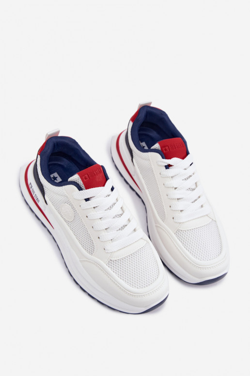 Buty Sportowe Męskie Big Star TT174315 Hi-Poly System Białe