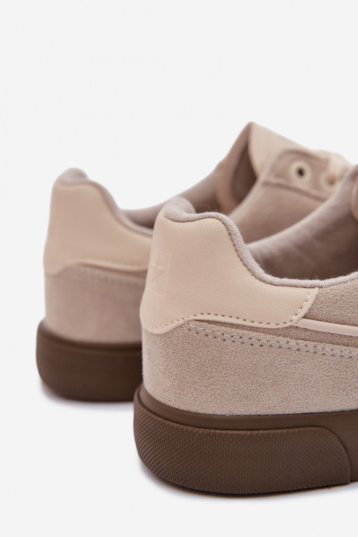 Sneakersy Męskie Big Star TT174094 Beżowe