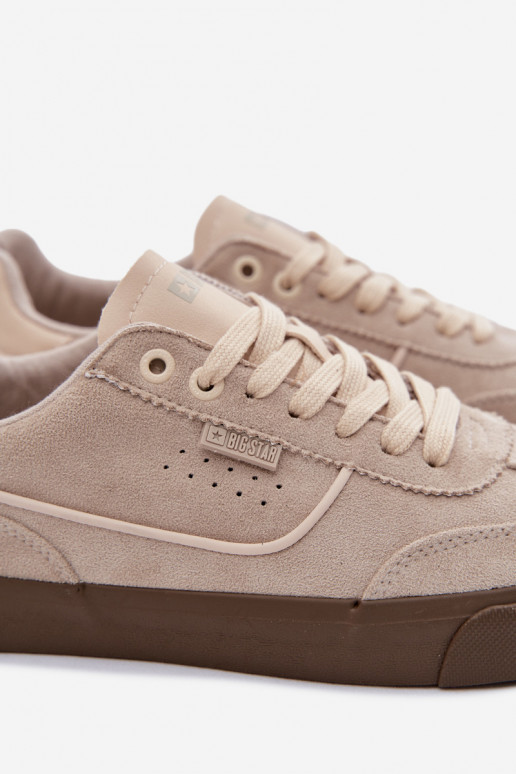Sneakersy Męskie Big Star TT174094 Beżowe