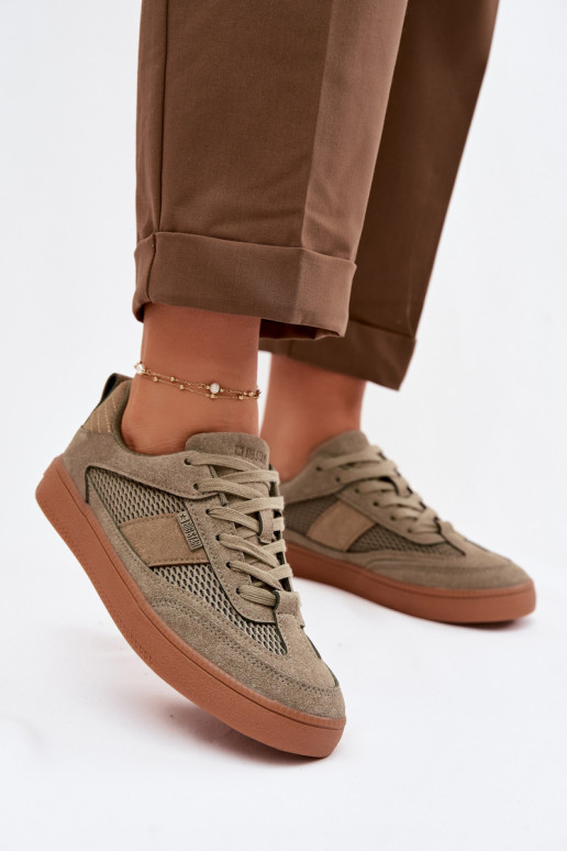 Sneakersy Damskie Big Star TT274761 Khaki