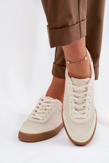 Women's Sneakers Made of Eco Leather Big Star TT274311 Light Beige 2