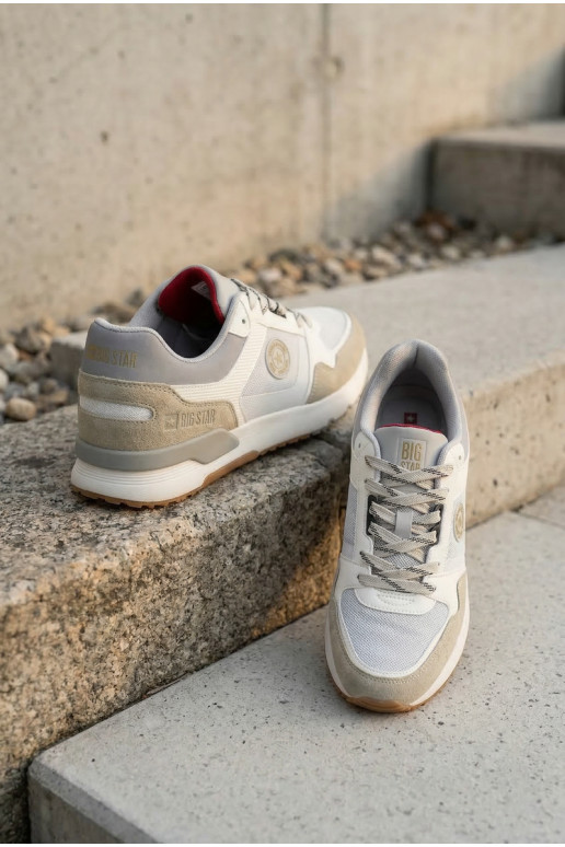 Men's Platform Sneakers Big Star TT174032 White-Blue