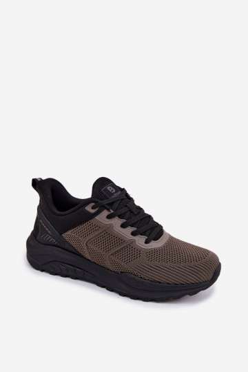 Buty Sportowe Męskie Zielono-Czarne Remel