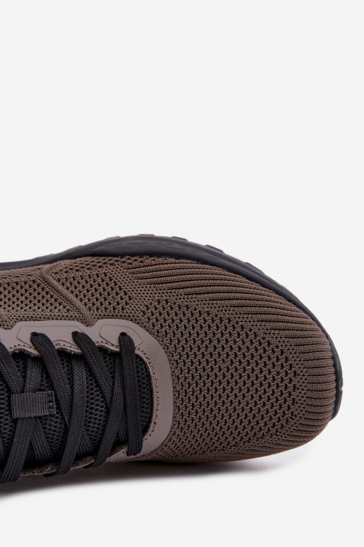 Buty Sportowe Męskie Zielono-Czarne Remel