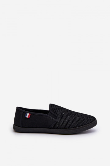 Men's Lace-up Sneakers Trainers Black Koboru 2
