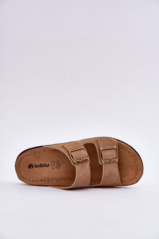 Ladies Preventive Slippers Inblu Brown AA000068