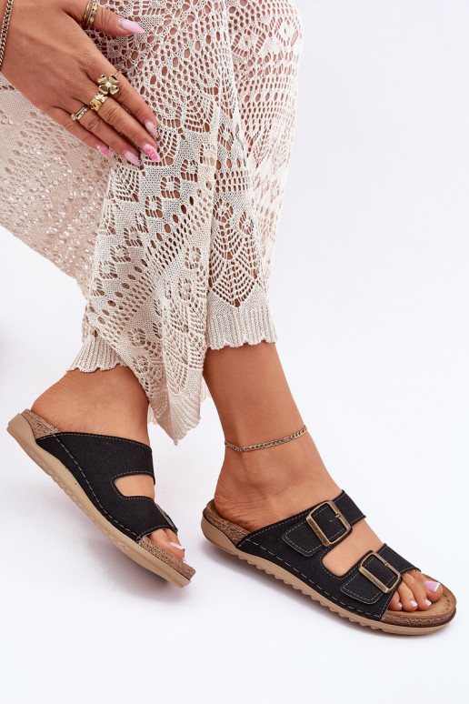 Ladies Preventive Slippers Inblu AA000068 Black