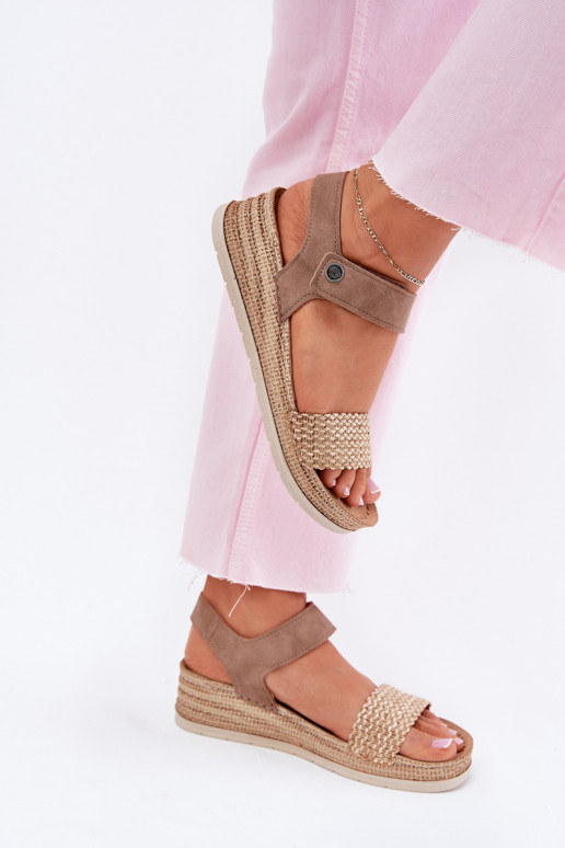 Women's Wedge Sandals Beige Inblu RV000014