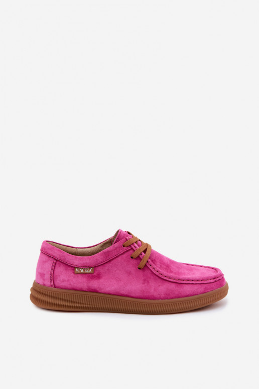 Vinceza 95391 Fuchsia Suede Leather Shoes