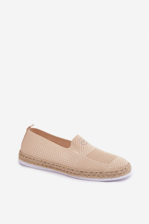 Espadryle Damskie Vinceza 13659 Beżowe