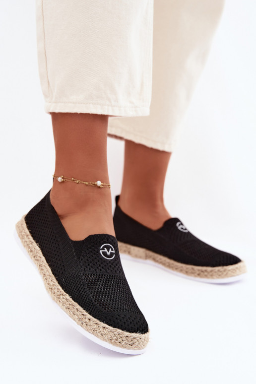 Espadryle Damskie Vinceza 13659 Czarne