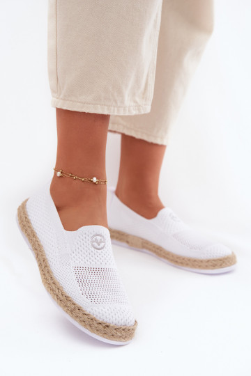 Espadryle Damskie Vinceza 13659 Białe