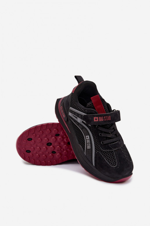 Children's Sports Shoes Big Star TT374152 HI-POLY SYSTEM Black and Red