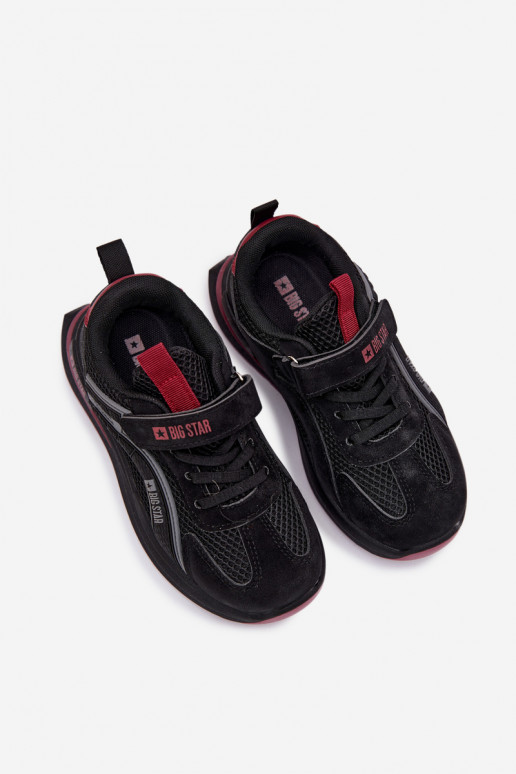 Children's Sports Shoes Big Star TT374152 HI-POLY SYSTEM Black and Red