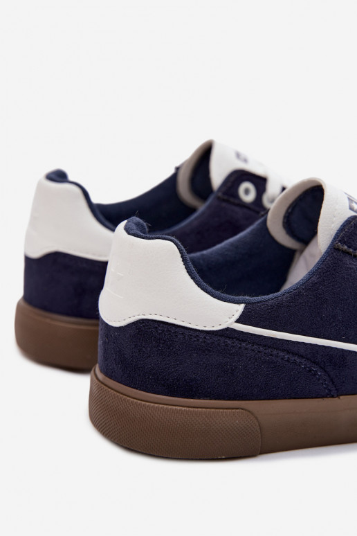 Sneakersy Męskie Big Star TT174091 Granatowe