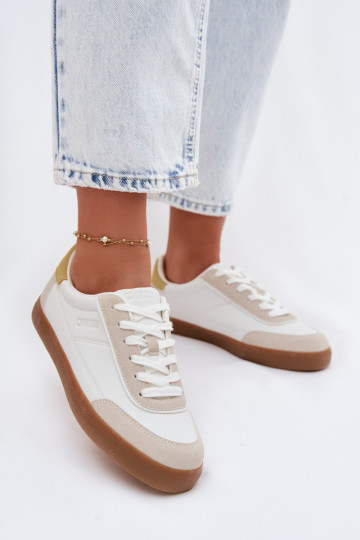 Sneakersy DamskiewithEko Skóry Big Star TT274310 Białe 2