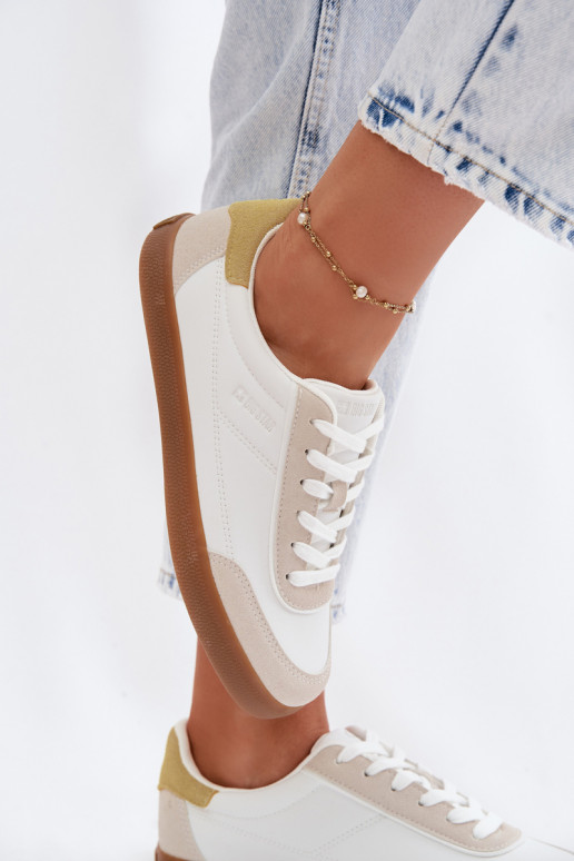 Women's Sneakers Made of Eco Leather Big Star TT274310 White