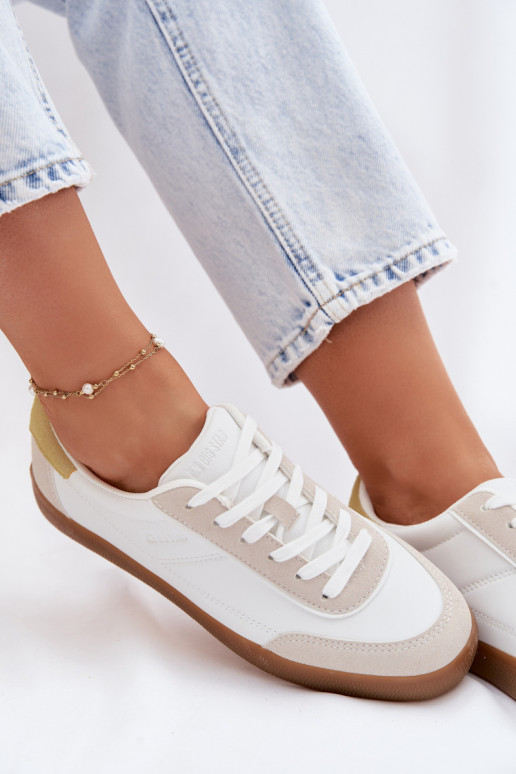 Women's Sneakers Made of Eco Leather Big Star TT274310 White