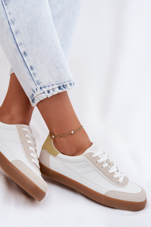 Women's Sneakers Made of Eco Leather Big Star TT274310 White