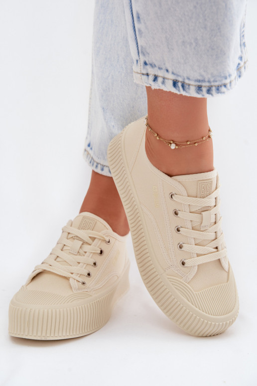 Women's Platform Sneakers Big Star TT274271 Beige