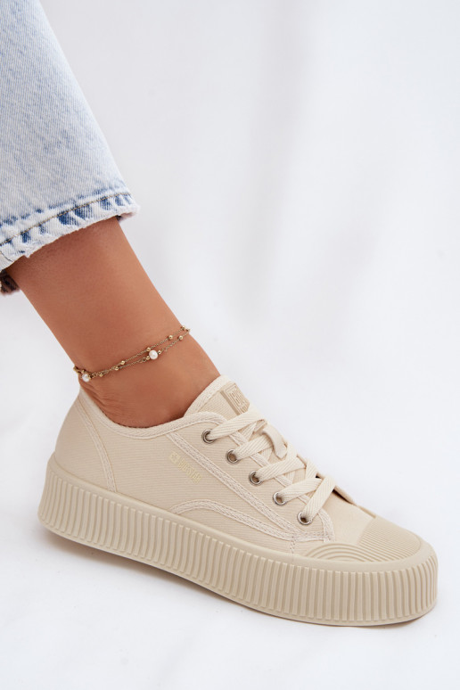 Women's Platform Sneakers Big Star TT274271 Beige