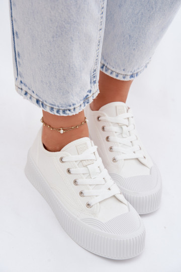 Women's Platform Sneakers Big Star TT274269 White