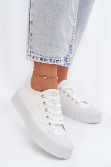 Women's Platform Sneakers Big Star TT274269 White 2