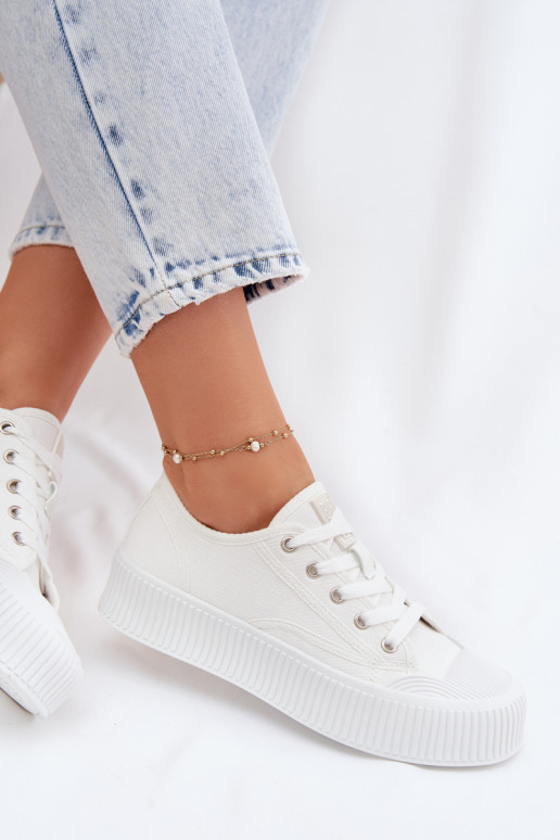 Women's Platform Sneakers Big Star TT274269 White