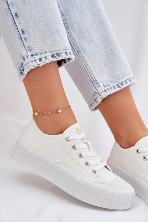 Women's Platform Sneakers Big Star TT274269 White