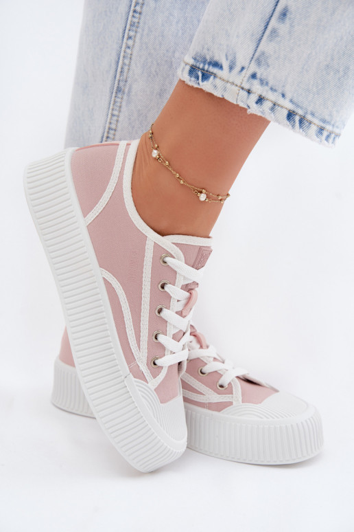 Women's Platform Sneakers Big Star TT274270 Pink