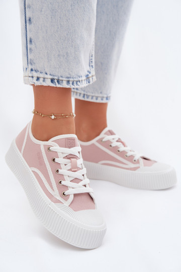 Women's Platform Sneakers Big Star TT274270 Pink 2