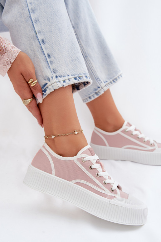 Women's Platform Sneakers Big Star TT274270 Pink