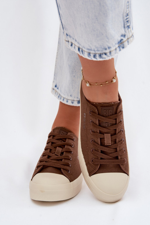 Trampki Damskie Big Star TT274123 Brązowe