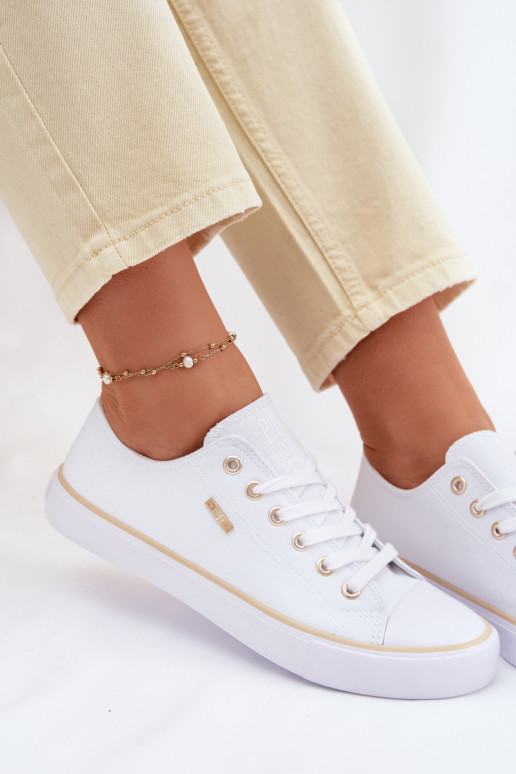 Trampki Damskie Niskie Big Star TT274772 Białe