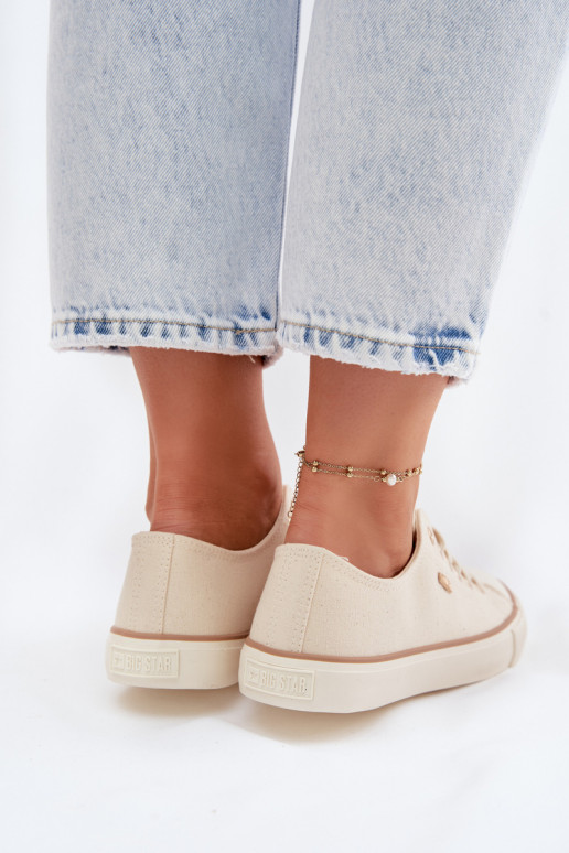 Women's Low Sneakers Big Star TT274773 Beige