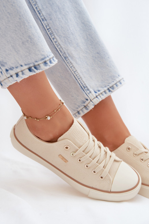 Women's Low Sneakers Big Star TT274773 Beige