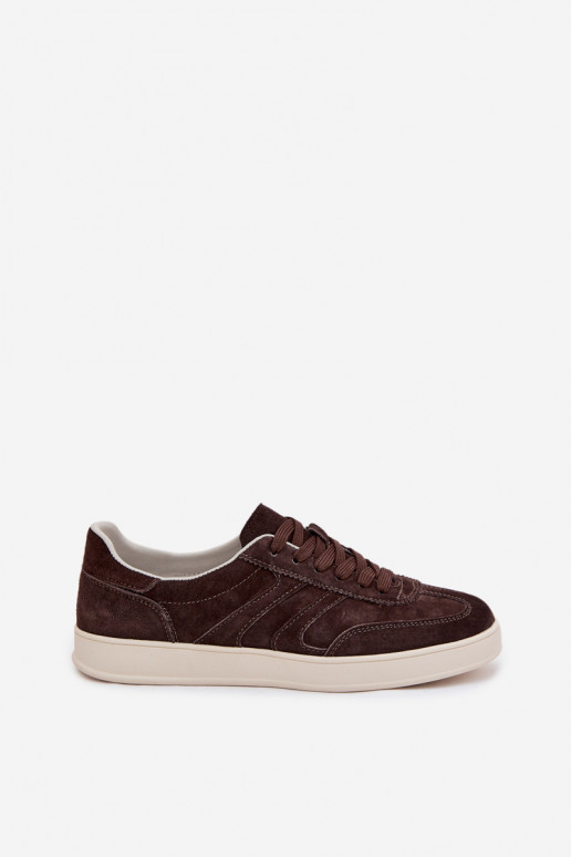 Vinceza Suede Sneakers 95400 Chocolate