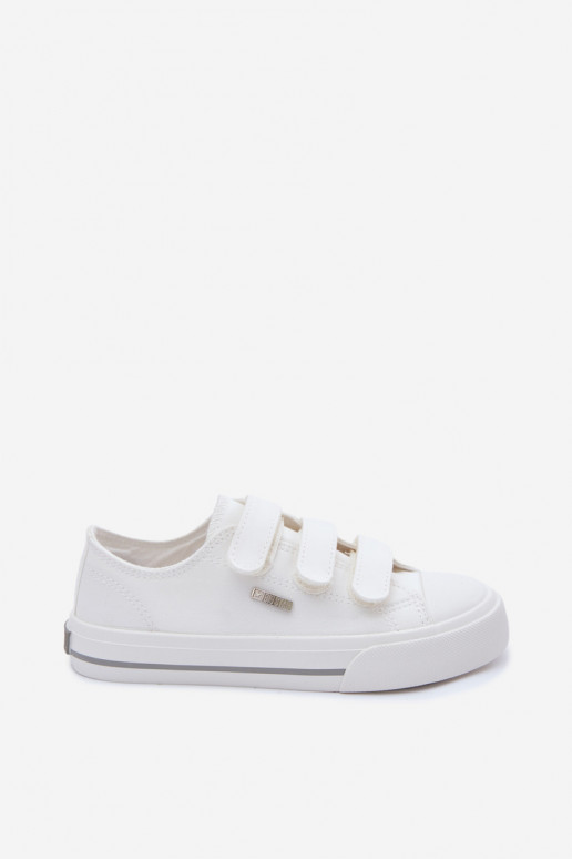 Children's Velcro Sneakers Big Star TT374169 White