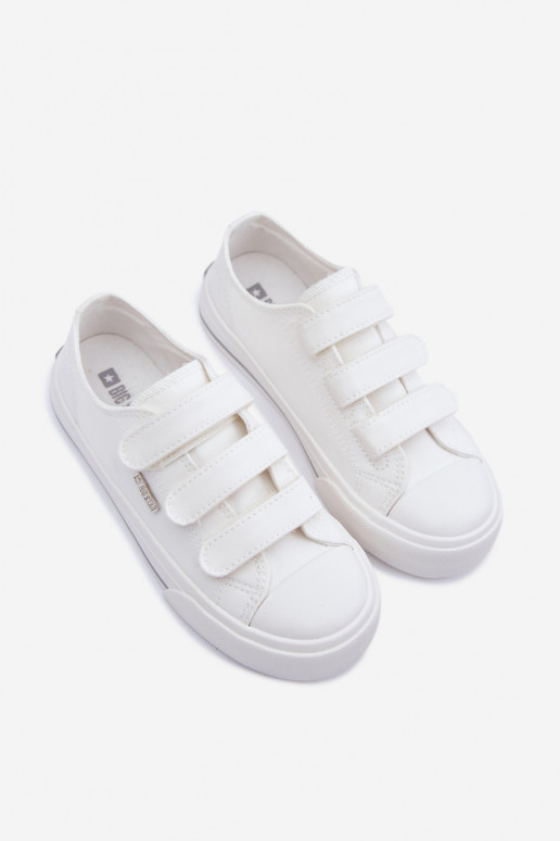 Children's Velcro Sneakers Big Star TT374169 White