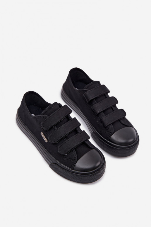 Children's Velcro Sneakers Big Star TT374172 Black