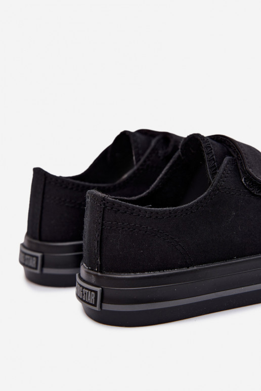 Trampki Dziecięce Na Rzepy Big Star TT374172 Czarne