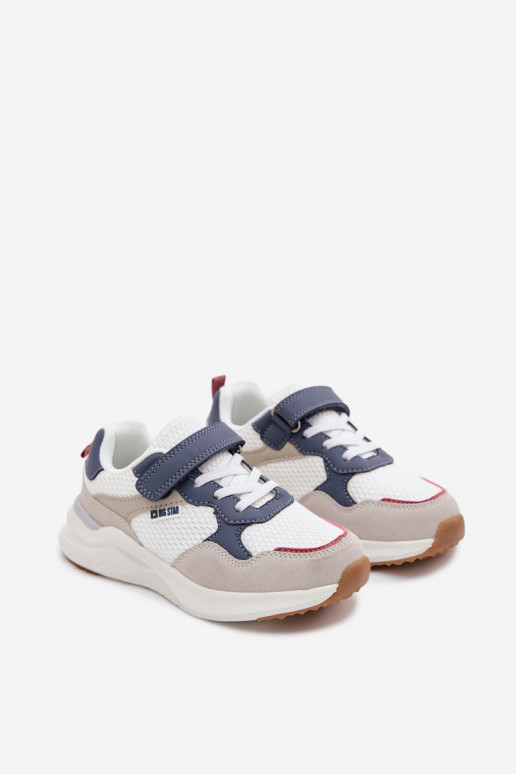 Buty Sportowe Sneakersy Dziecięce Big Star TT374029 Białe