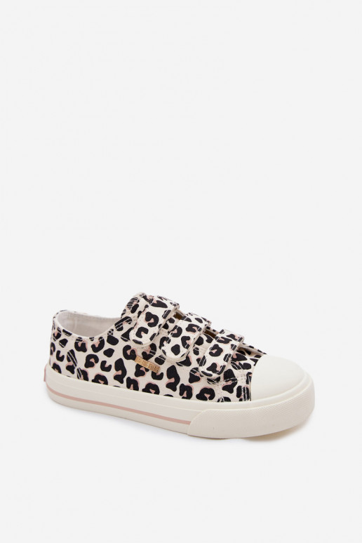 Children's Velcro Sneakers Big Star TT374171 Leopard