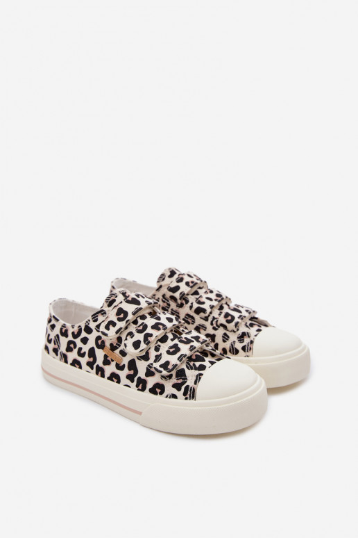 Children's Velcro Sneakers Big Star TT374171 Leopard