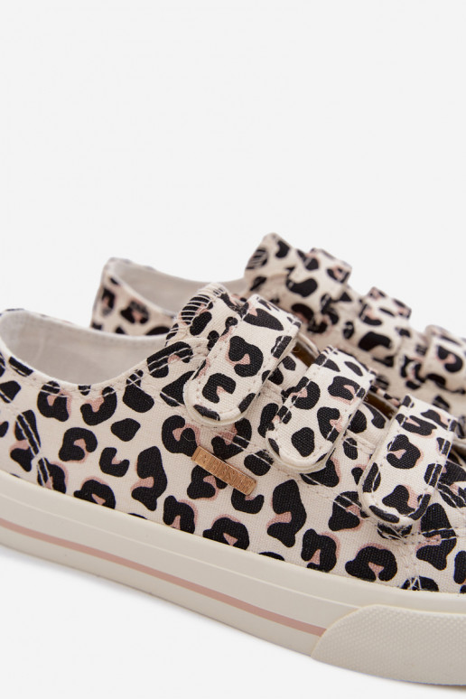 Children's Velcro Sneakers Big Star TT374171 Leopard