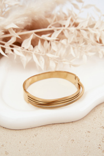 Women's Stainless Steel Gold Bracelet 2