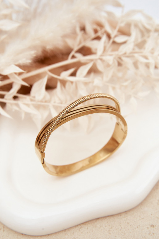 Women's Stainless Steel Gold Bracelet